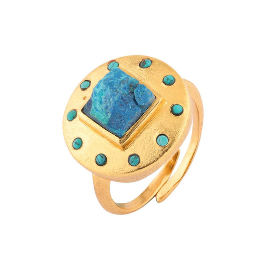 Round Ring with Turquoise