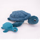 Mum & Baby Turtle Plushy - Navy