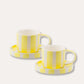 Espresso Cup Set - Canary Yellow