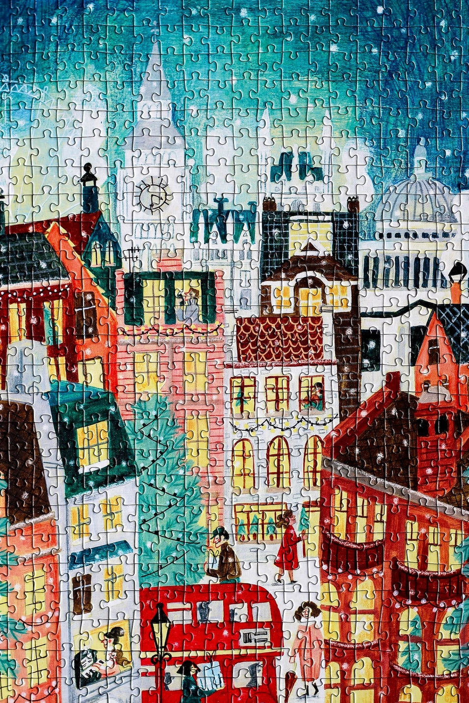 Snowy London Puzzle - 500 Pieces