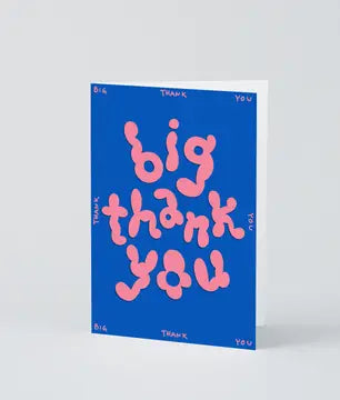 Big Thank You Embossed Card