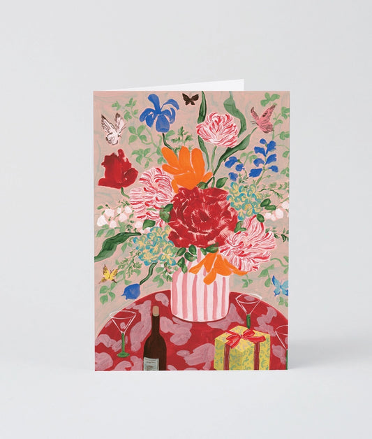 Rose Bouquet Greeting Card