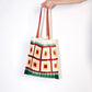 Pleated Tote Bag - Squared 70s