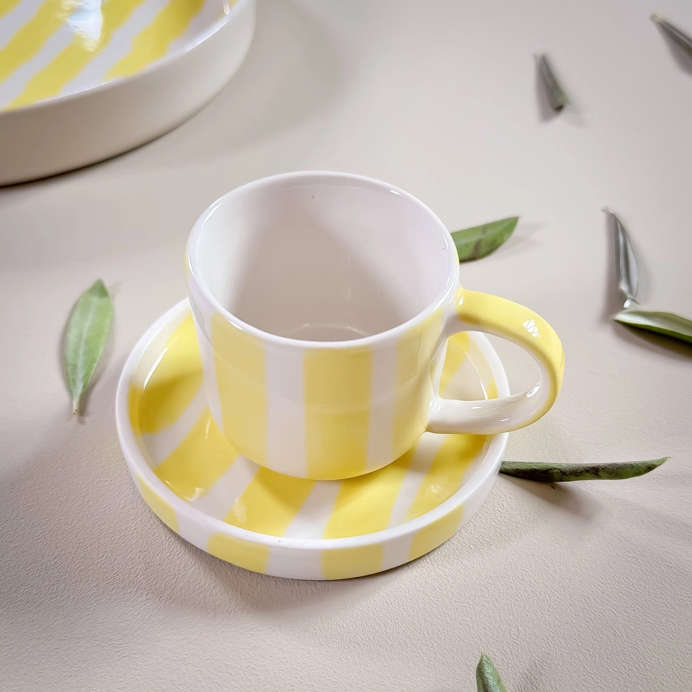 Espresso Cup Set - Canary Yellow