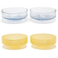 Glass Claude Bowls - Blue and Yellow Set of 4