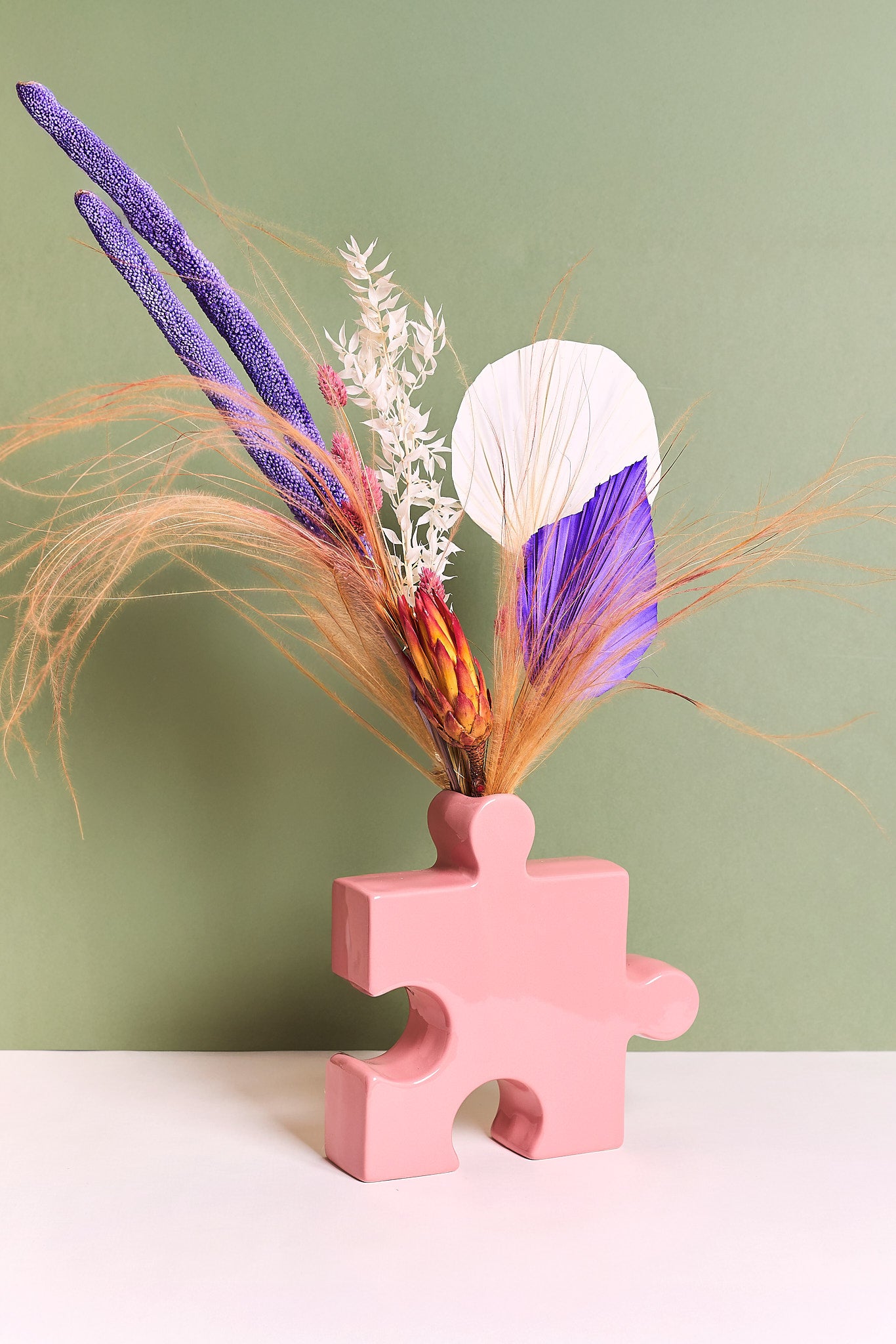 Pink Puzzle Vase