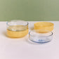 Glass Claude Bowls - Blue and Yellow Set of 4