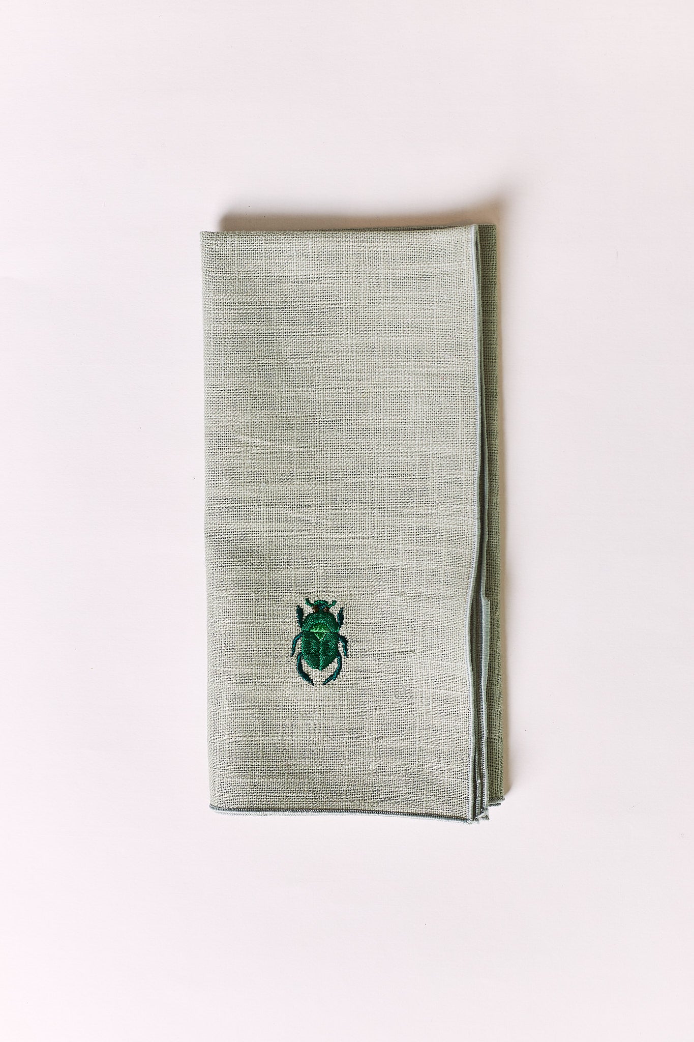 Pure Linen Embroidered Napkin