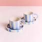 Espresso Cup Set - Baby Blue