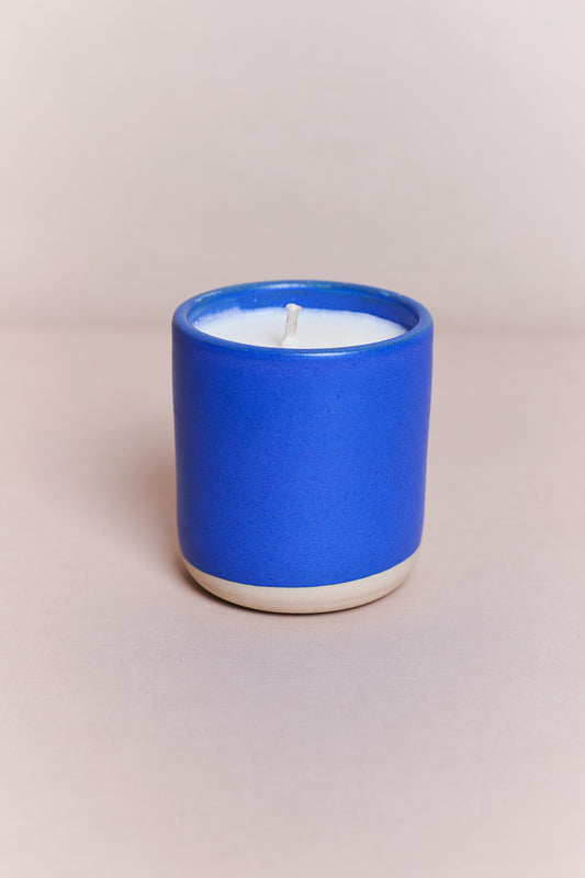 *Limited Edition* Blue Ceramic Candle - Sage & Anis