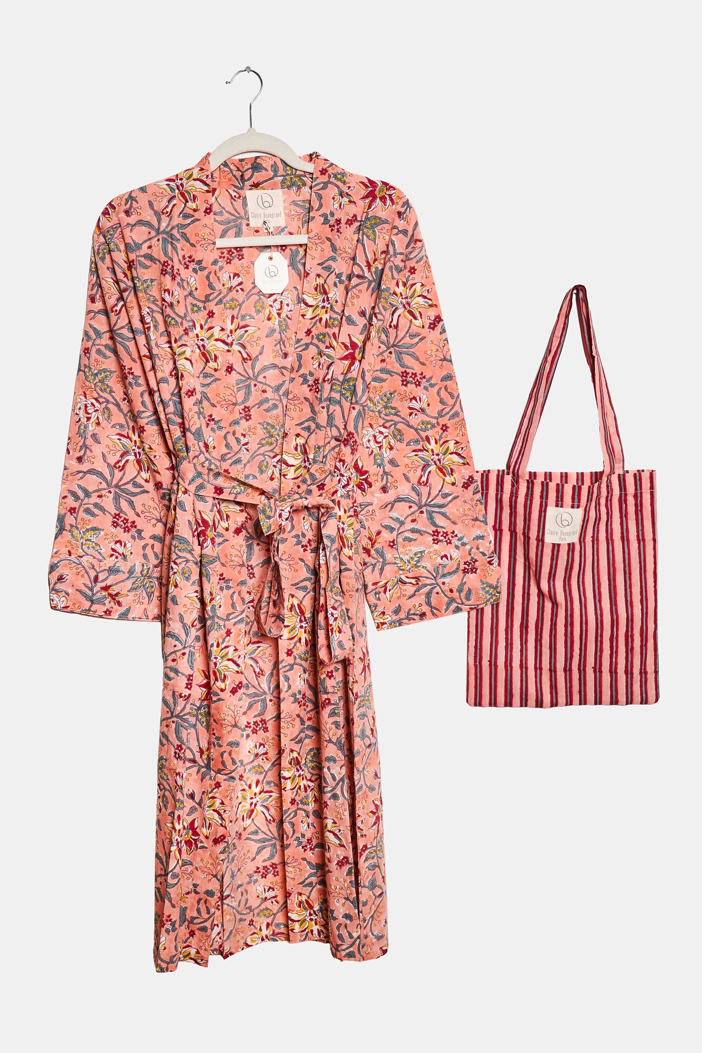 “Ella” Floral Printed Cotton Kimono