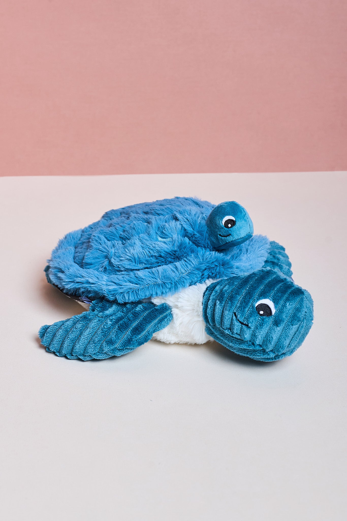 Mum & Baby Turtle Plushy - Navy