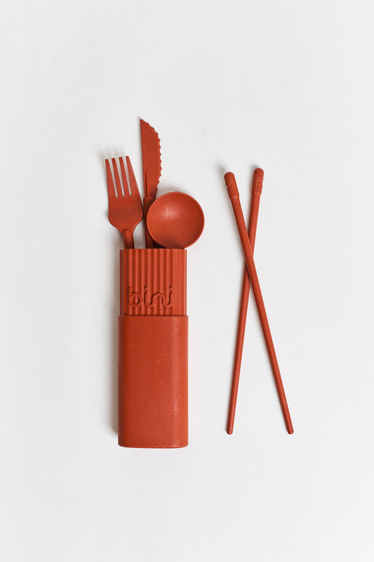 Portable and Reusable Cutlery Set