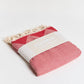 The "Kestane"Hamam Towel - Red