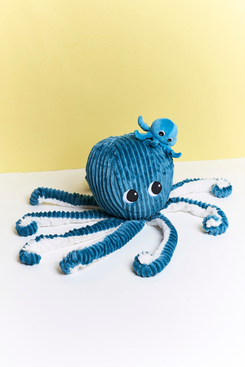 Giant Octopus Mama with Baby - Blue