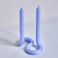 Twist Candle Sticks by Lex Pott - Light Lavender