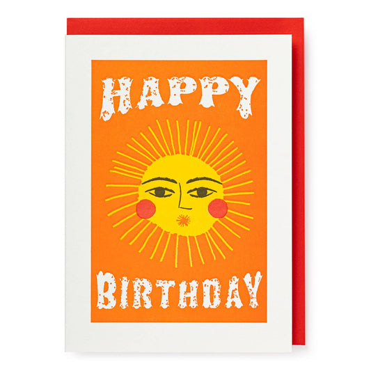 Happy Birthday Sun - Greeting Card