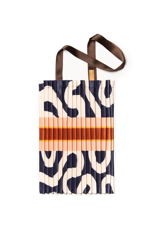 Pleated Tote Bag - Conca