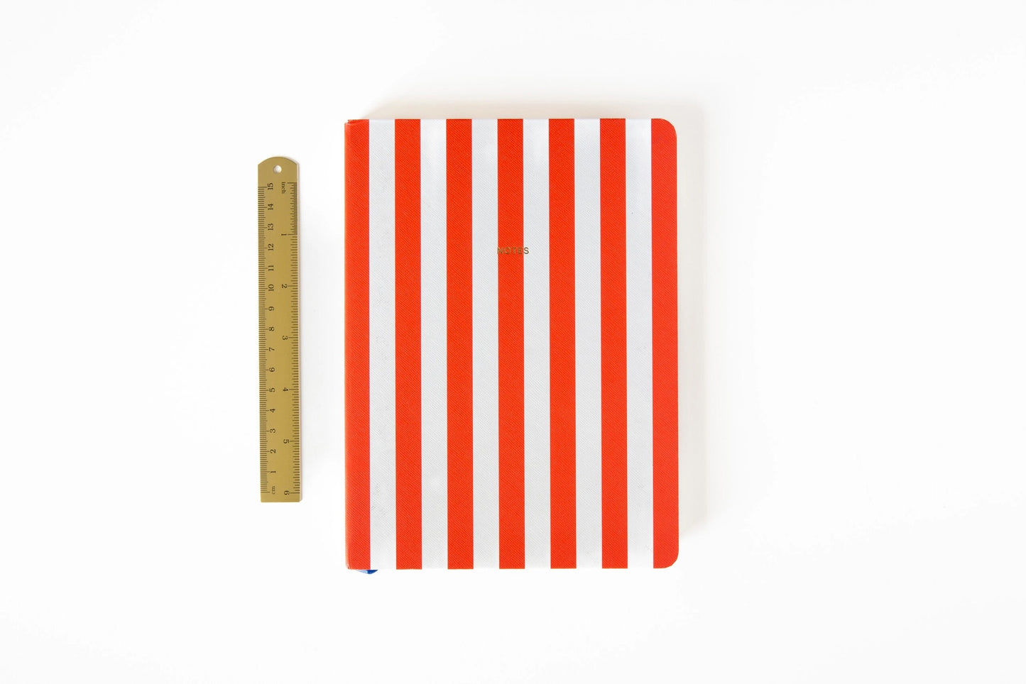 Orange Stripes Notebook - Lined