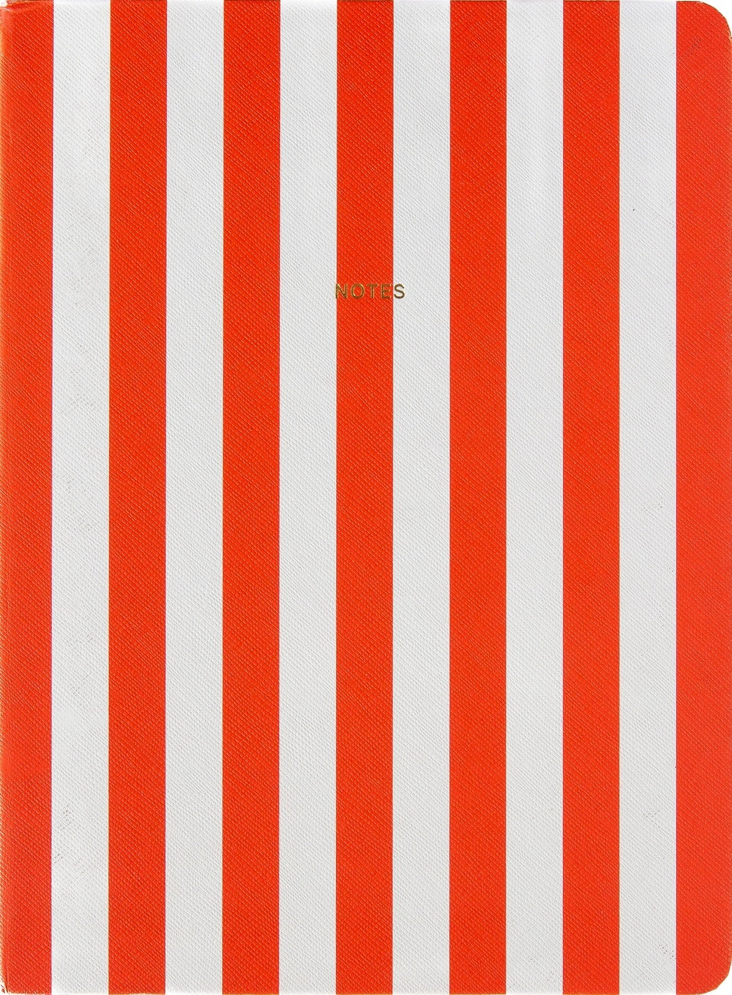 Orange Stripes Notebook - Lined