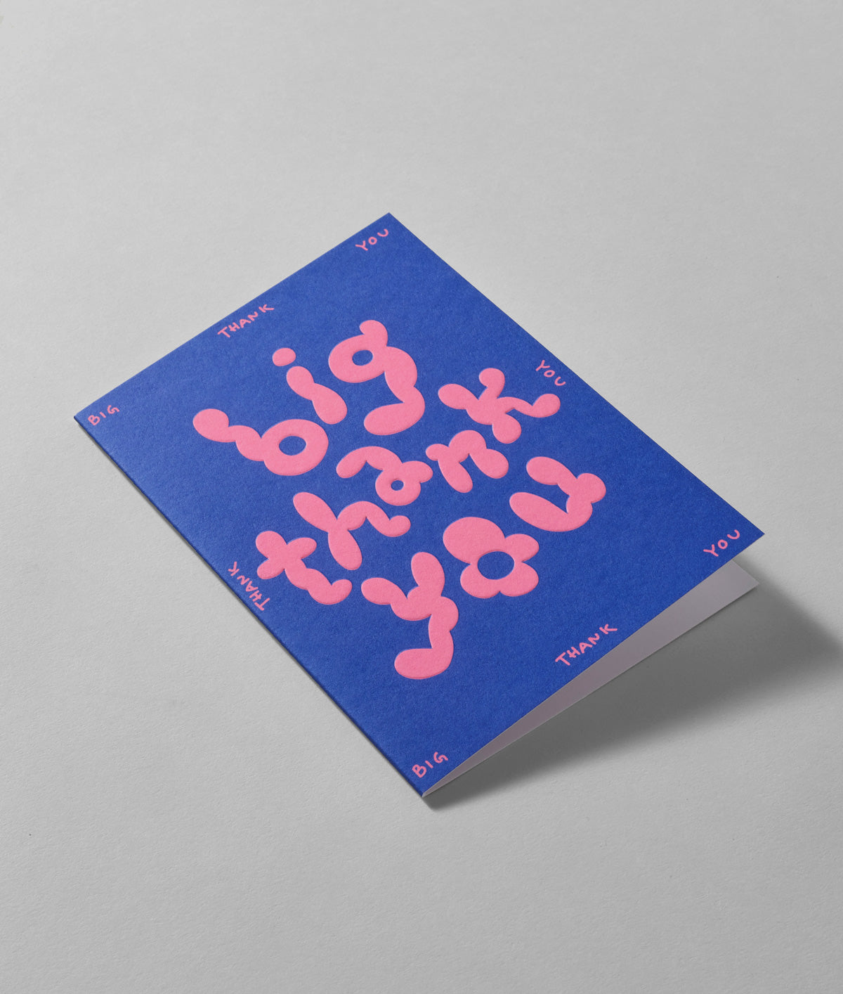 Big Thank You Embossed Card