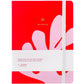 Lined Notebook - Arty - Red Pink