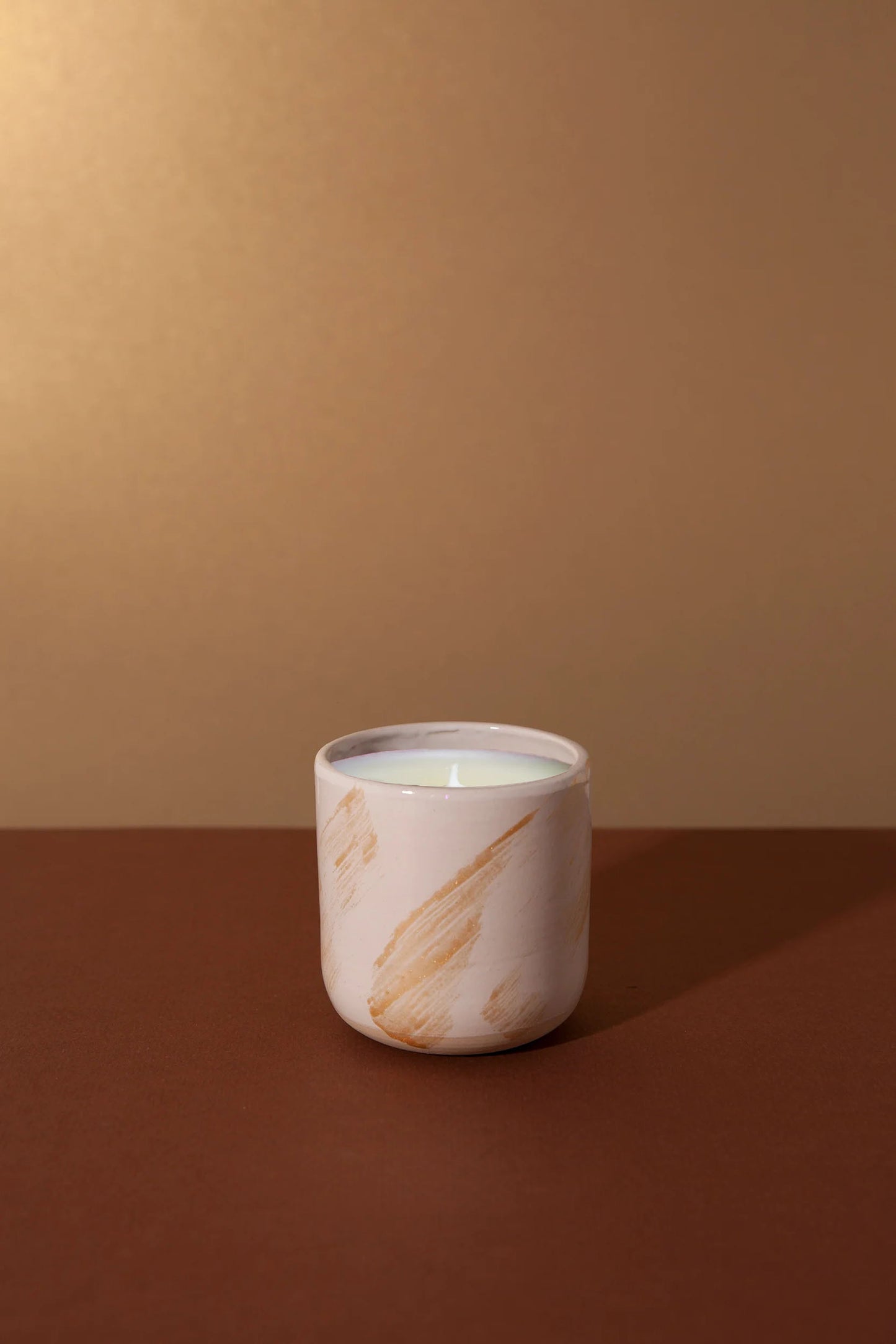 Cinnamon *Limited Edition* White & Gold Ceramic Candle