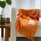 The Reykjavik Throw - 100% Recycled - Apricot